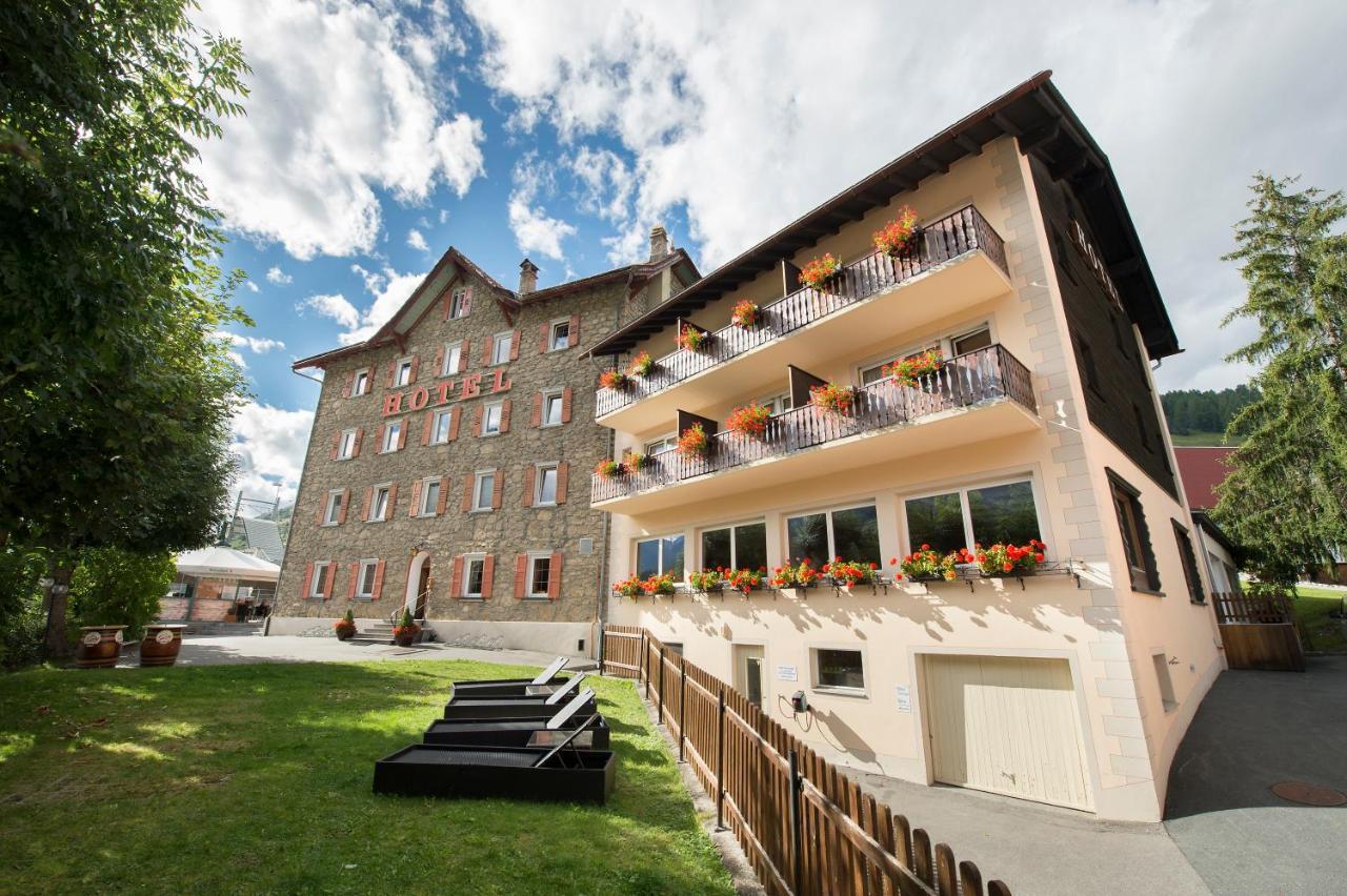 Hotel Bellaval Scuol Exterior foto